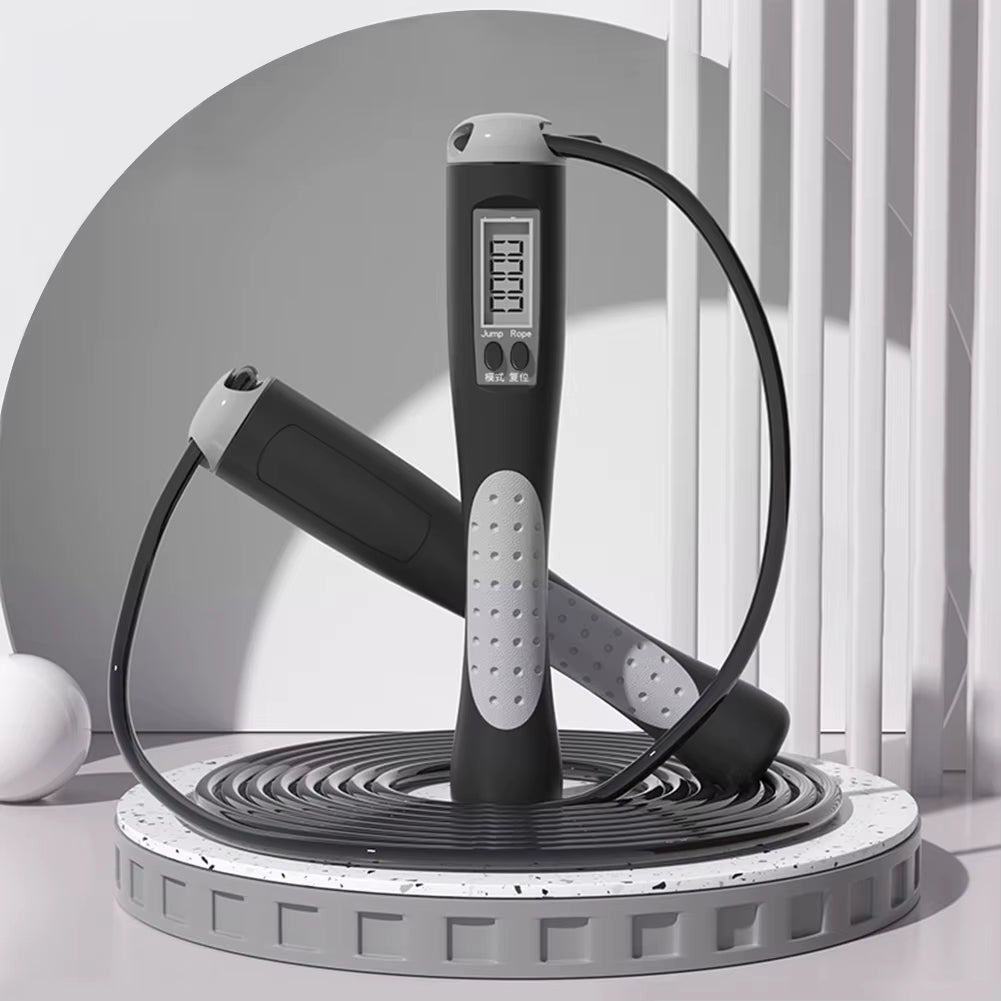 Corde à sauter lestée acier – Pour force, cardio et intensité