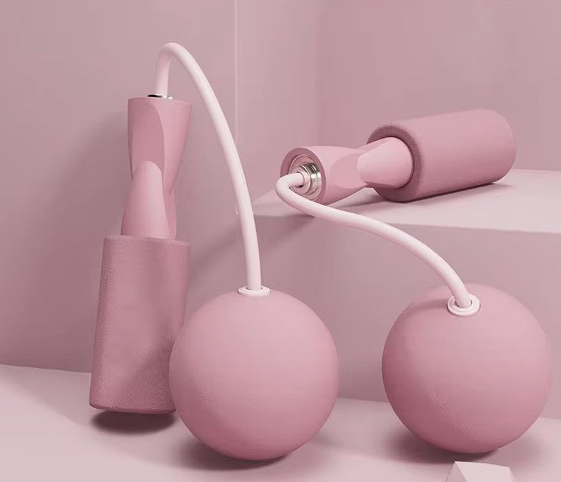 Corde à sauter avec grande boule lourde pour fitness