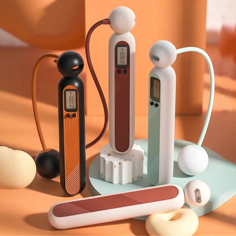 Counting Cordless Skipping Rope Sports Counting Skipping Rope Dual-Purpose Electronic Counting Skipping Rope